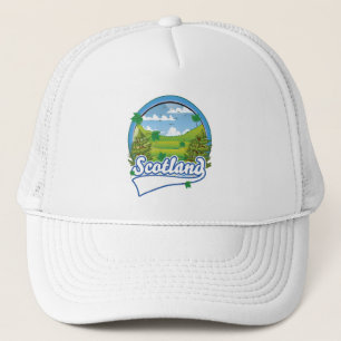 Gorra De Camionero Logo de Scotland Travel