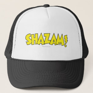 Gorra De Camionero Logo de Shazam Amarillo