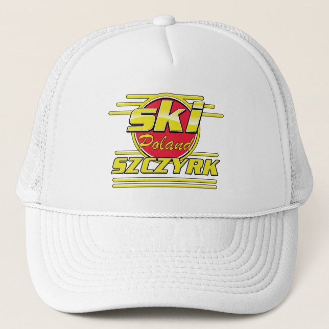 Gorra De Camionero Logo de Ski Szczyrk Poland 80 (Anverso)