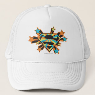 Gorra De Camionero Logo de Supergirl Colorful Stars