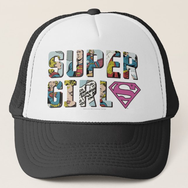 Gorra De Camionero Logo de Supergirl Comic (Anverso)