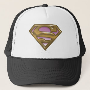 Gorra De Camionero Logo de Supergirl Golden