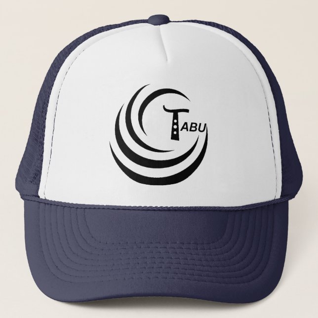 Gorra De Camionero Logo de Tabu no en TABU borrar GRAN PNG (Anverso)
