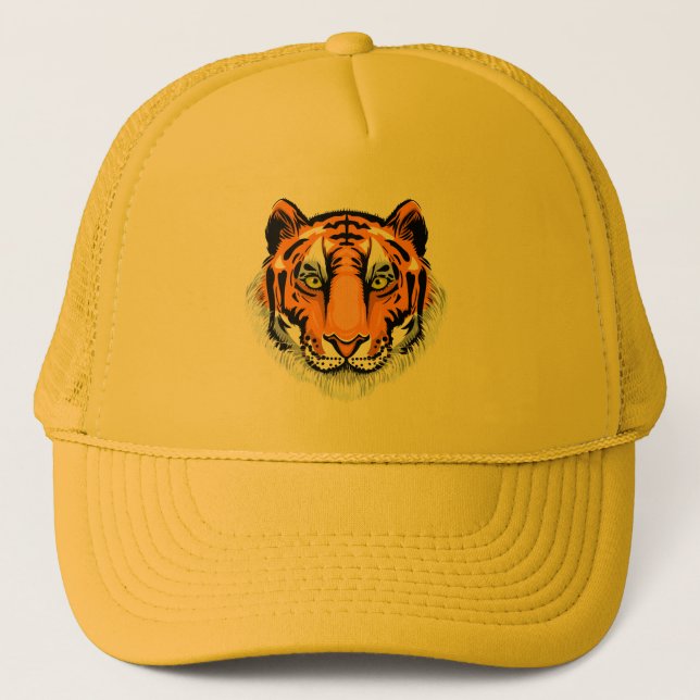 Gorra De Camionero Logo de Tiger Face (Anverso)