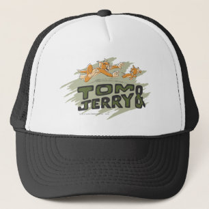 Gorra De Camionero Logo de Tom y Jerry Chase