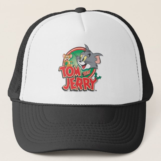 Gorra De Camionero Logo de Tom y Jerry Classic (Anverso)