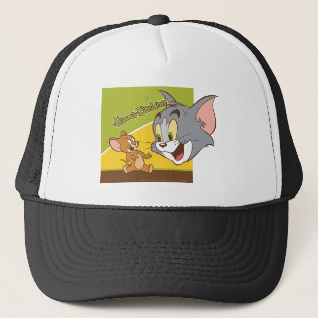 Gorra De Camionero Logo de Tom y Jerry Hanna Barbera (Anverso)