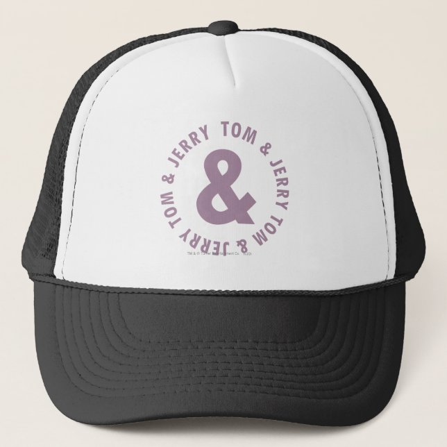 Gorra De Camionero Logo de Tom y Jerry Round 10 (Anverso)