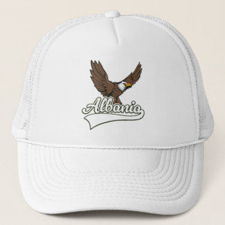 Gorra De Camionero Logo de viaje de Albania