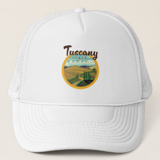 Gorra De Camionero Logo de viaje de la Toscana