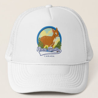 Gorra De Camionero Logo de viaje de Nueva Escocia Canadá