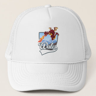 Gorra De Camionero Logo de Wales Dragon