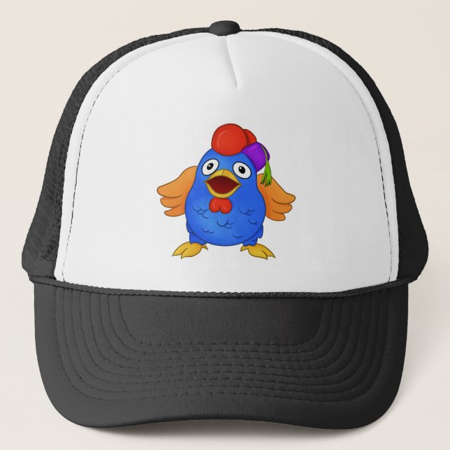 Gorra De Camionero Logo de Wisdom Chicken (Anverso)