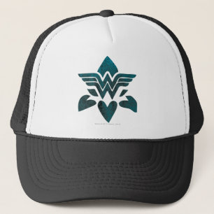 Gorra De Camionero Logo de Wonder Woman Grunge