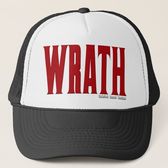 Gorra De Camionero Logo de Wrath (Anverso)