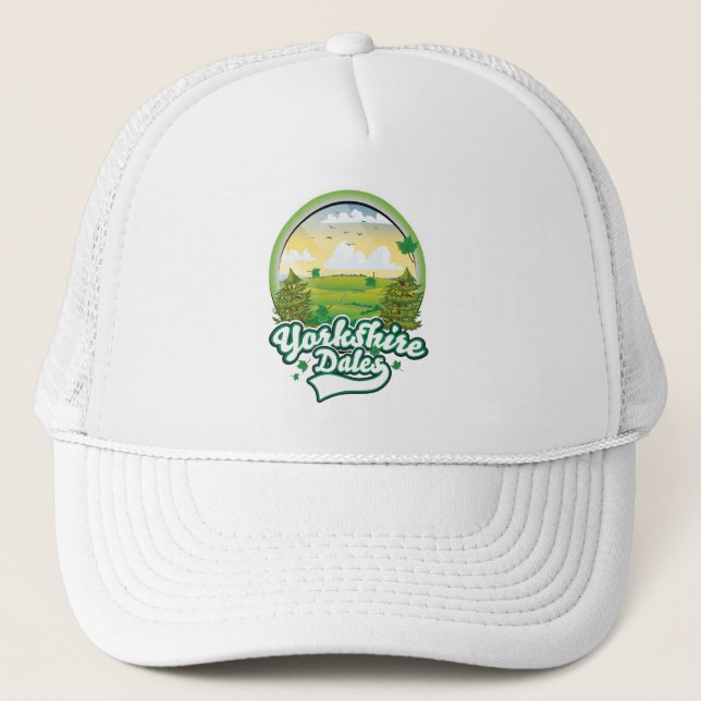 Gorra De Camionero Logo de Yorkshire Dales Travel (Anverso)