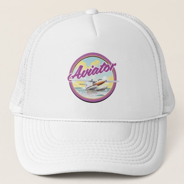 Gorra De Camionero Logo del Aviador de Aviación Marítimo (Anverso)
