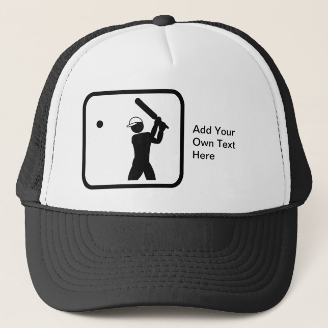 Gorra De Camionero Logo del Cricket personalizable (Anverso)
