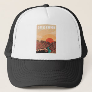 Gorra De Camionero Logo del emblema del parque nacional del Gran Cañó