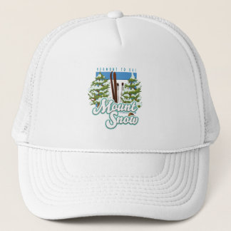 Gorra De Camionero Logo del Mont Snow Vermont Ski.