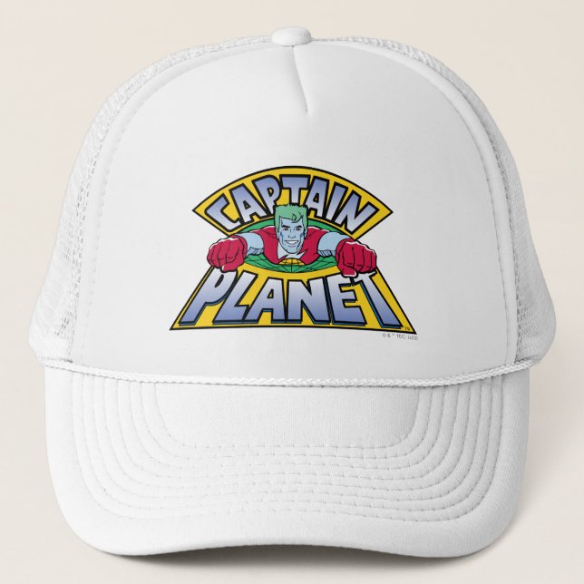 Gorra De Camionero Logo del planeta capitán (Anverso)
