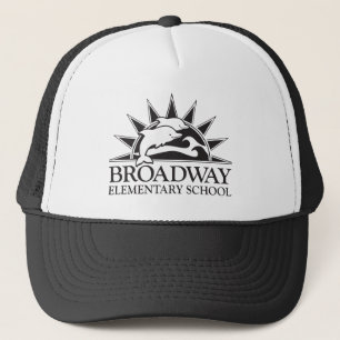Gorra De Camionero Logo negro de Broadway Elemental para niños
