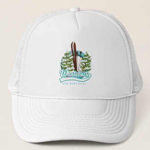 Gorra De Camionero Logo retro de New Hampshire