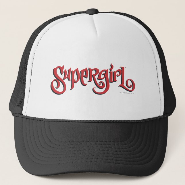 Gorra De Camionero Logo rojo superchica (Anverso)