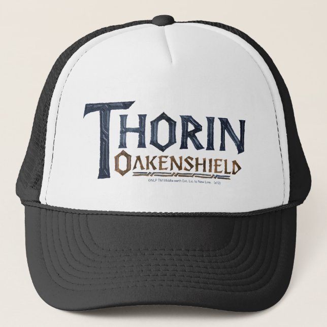 Gorra De Camionero Logo THORIN OAKENSHIELD™ Azul (Anverso)