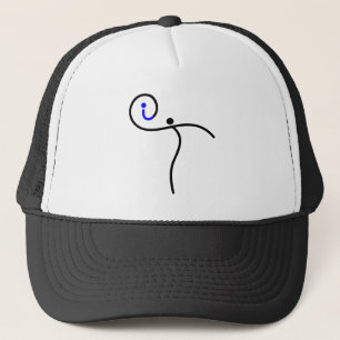 Gorra De Camionero logotipo, 01 negro/azul.
