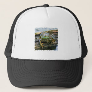 Gorra De Camionero Logotipo americano de la rana mugidora
