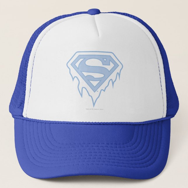 Gorra De Camionero Logotipo azul superchica (Anverso)