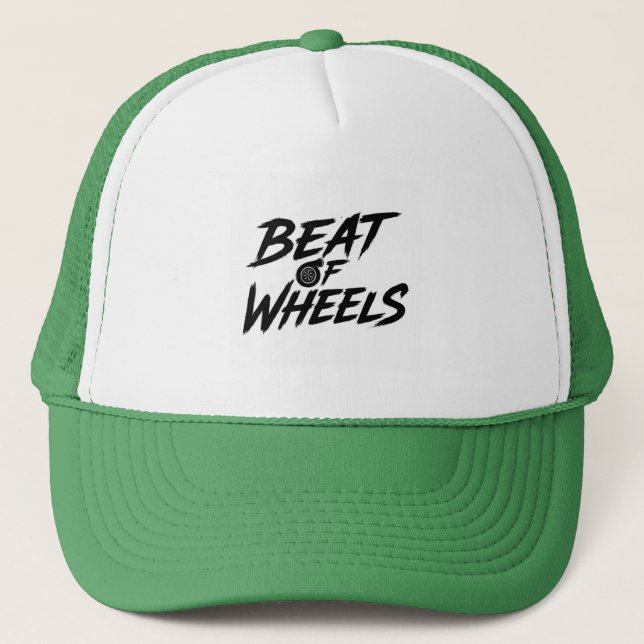 Gorra De Camionero Logotipo Beat of Wheels (Anverso)