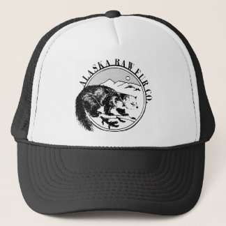 Gorra De Camionero Logotipo crudo de la piel de Alaska