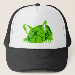 Gorra De Camionero Logotipo de Bulldog Francés