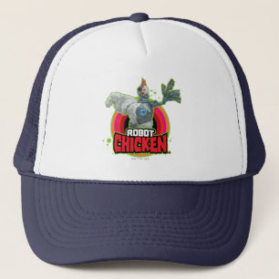 Gorra De Camionero Logotipo de carácter de pollo robot