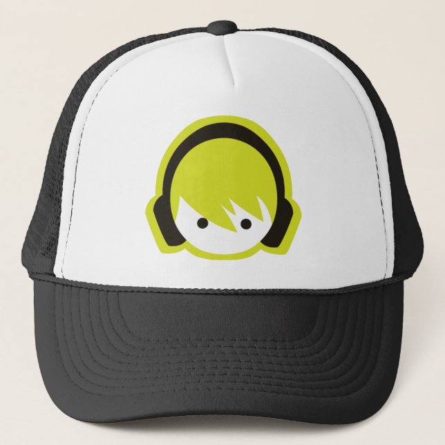 Gorra De Camionero Logotipo de DJ (Anverso)