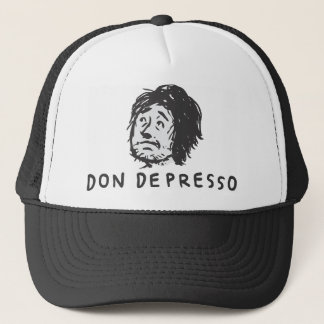Gorra De Camionero Logotipo de Don Depresso (cara de la uña del