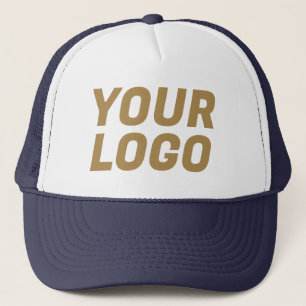 Gorra De Camionero Logotipo de empresa comercial personalizado Navy &