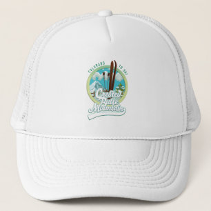 Gorra De Camionero logotipo de esquí de Crested Butte Mountain Colora