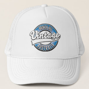 Gorra De Camionero Logotipo de estilo vintage de Broken Hill Australi