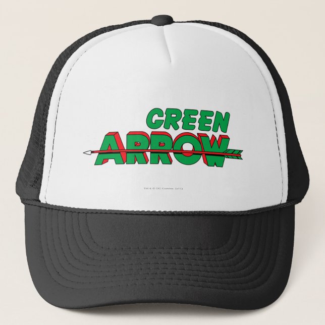 Gorra De Camionero Logotipo de flecha verde 2 (Anverso)