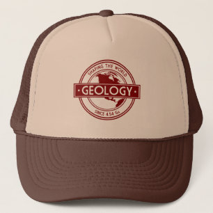 Gorra De Camionero Logotipo de Geología: Dar forma al mundo (Norteamé