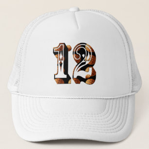 Gorra De Camionero Logotipo de imagen del número 12 de baloncesto,