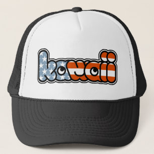 Gorra De Camionero Logotipo de Kawaii los E.E.U.U.
