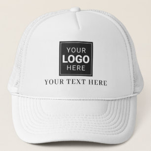 Gorra De Camionero Logotipo de la empresa más texto