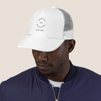 Gorra De Camionero Logotipo de la empresa Nombre del empleado Evento 
