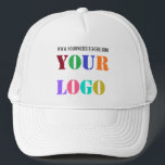 Gorra De Camionero Logotipo de la empresa personalizado Textos Camión<br><div class="desc">Gorra personalizado con logotipo de Personalizado y sombreros/regalo de camioneros promocionales de texto para empresas - Añadir el logotipo de su empresa / imagen - código de foto o QR / y sitio web o nombre - Personalizado de texto / información - Redimensionar y mover elementos con la herramienta Personalización....</div>