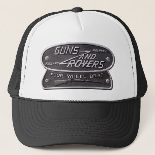 Gorra De Camionero Logotipo de la escopeta de los armas y de los