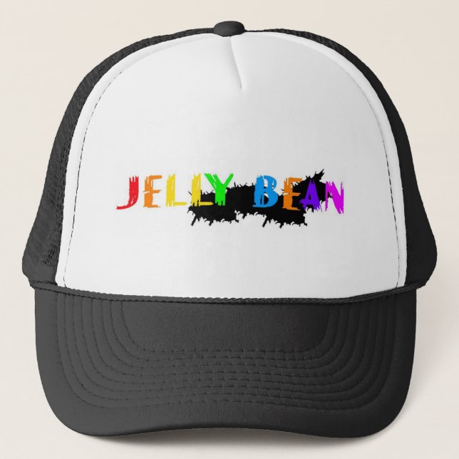 Gorra De Camionero Logotipo de la haba de jalea (Anverso)